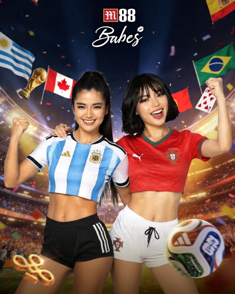 M88 Babes Kat and Lia for World Cup 2026 Campaign