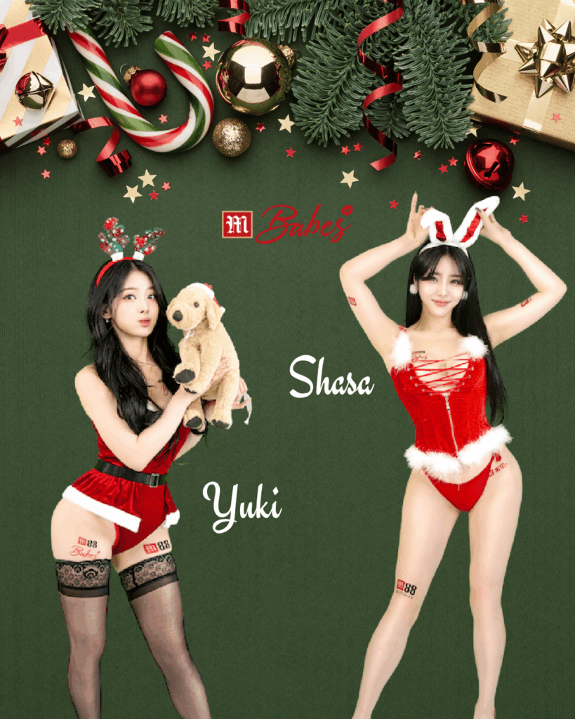 Yuki and Shasa of M88 Babes Holiday Shoot